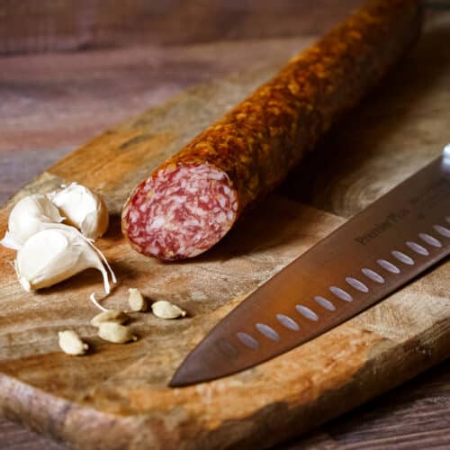 Salami selber machen und in Lake reifen lassen