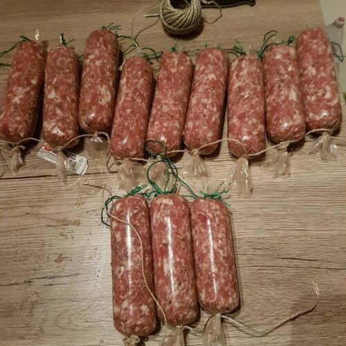 Pfefferwurst fertig abgefüllt