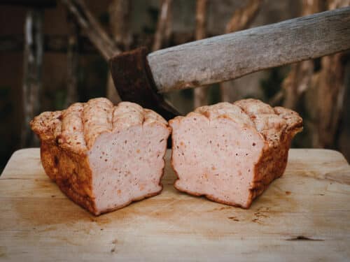 Leberkäse ohne Kutter