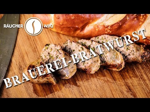 Frische Brauerei-Bratwurst selbermachen (Räucherwiki Folge 7)