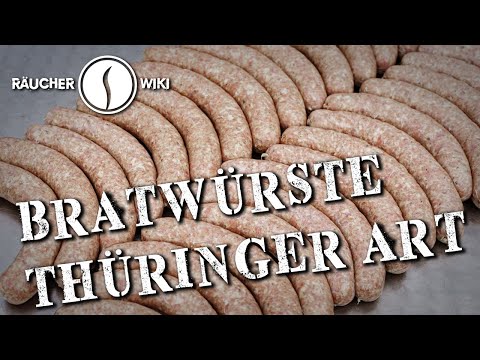 Bratwurst Thüringer Art selber machen (Räucherwiki Folge 38)