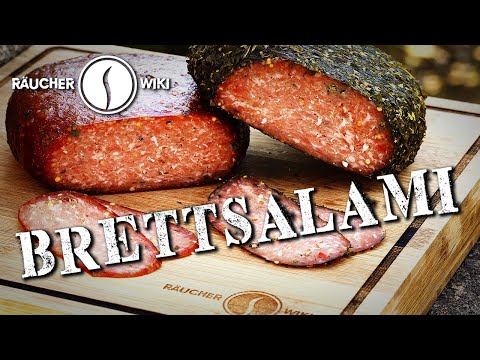 Brettsalami: Die einfachste Salami der Welt? (Räucherwiki Folge 33)