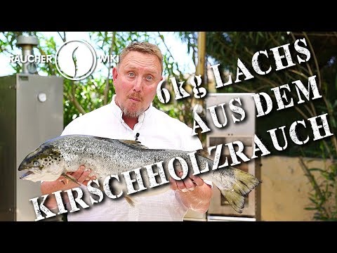 Ganzer 6kg Lachs aus dem Kirschholzrauch (Räucherwiki Folge 27)