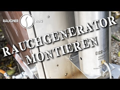 SMO-KING Kaltrauchgenerator am Räucherofen montieren (Räucherwiki Folge 26)