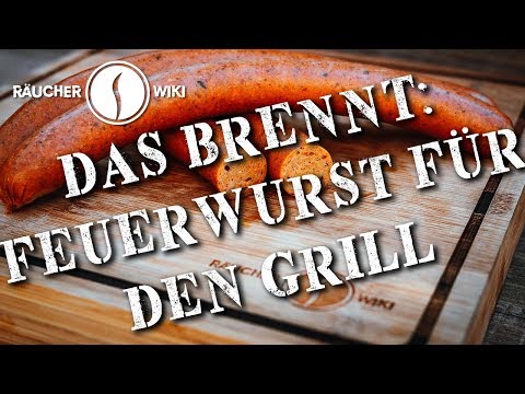 Lecker scharfe Feuerwurst für den Grill (Räucherwiki Folge 24)