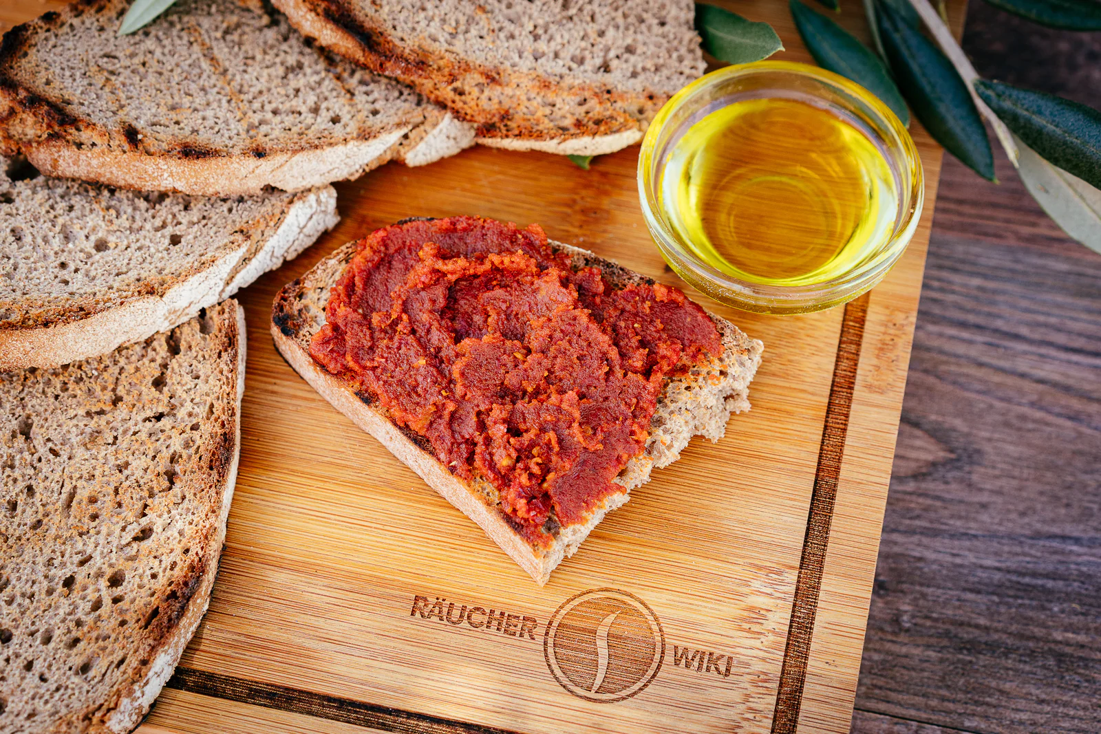 Vegane Sobrasada schmeckt am besten auf dem mallorquinischem Brot Pan Moreno